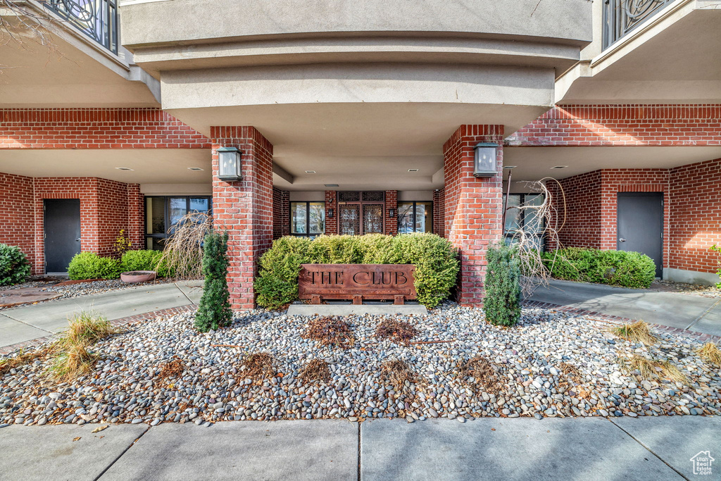 View of entrance to property