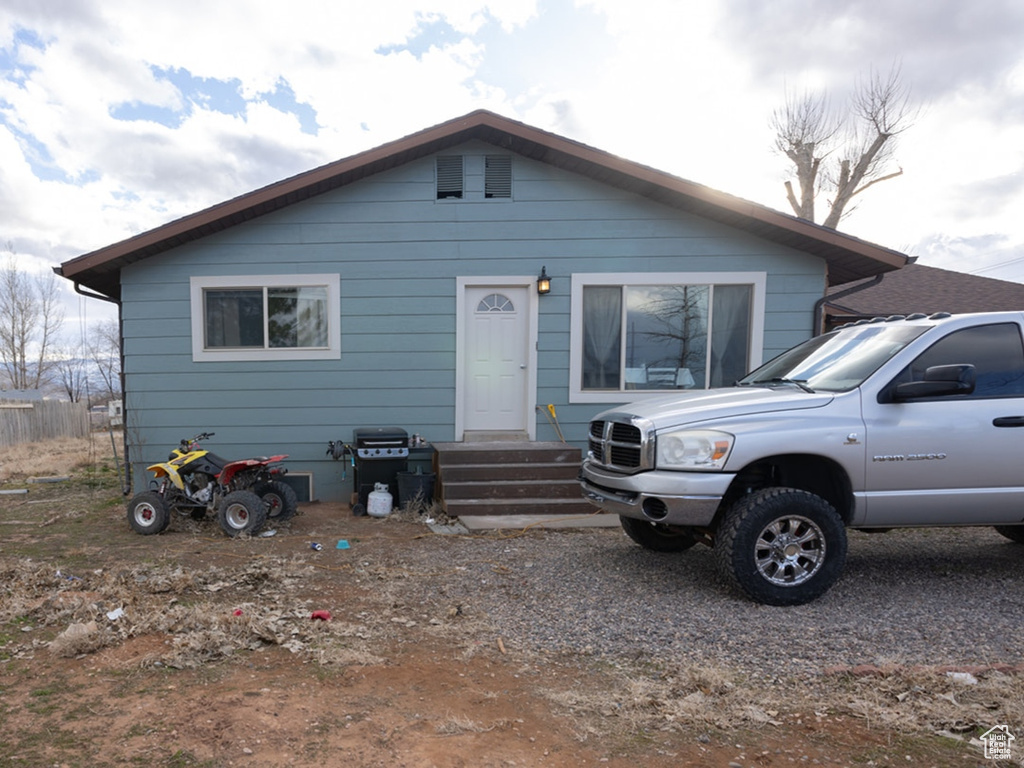 View of front of house
