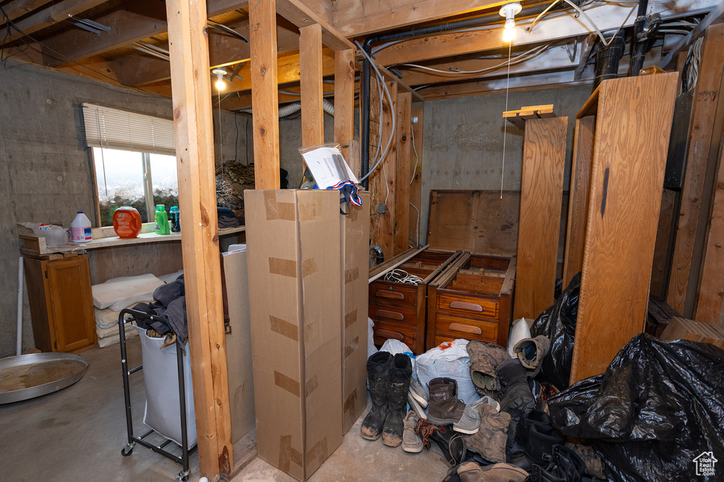 View of basement