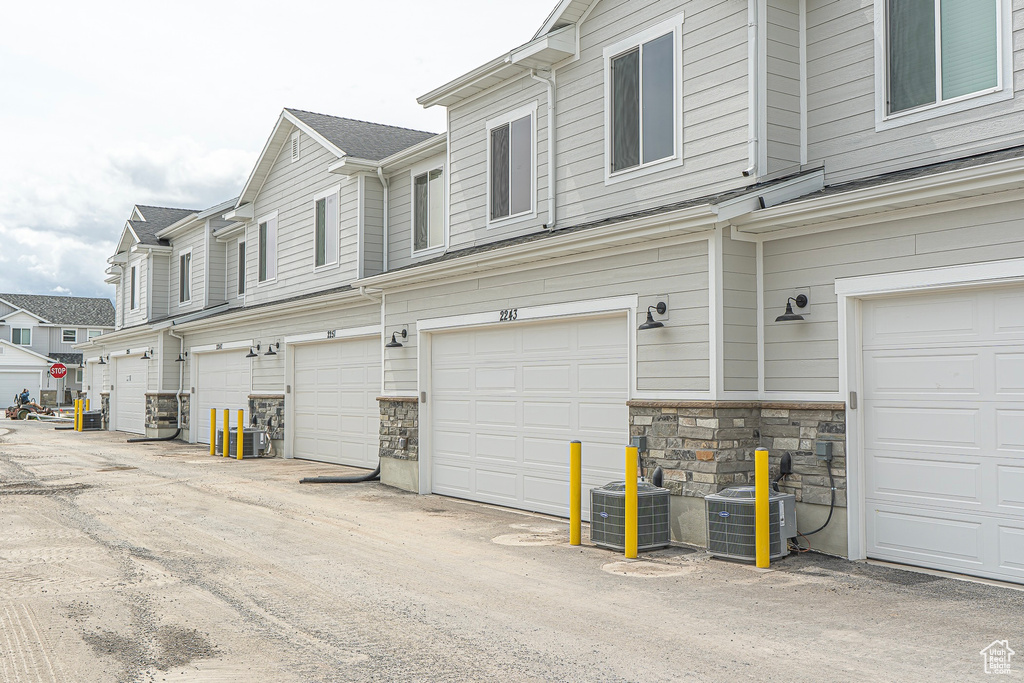 Garage with central AC