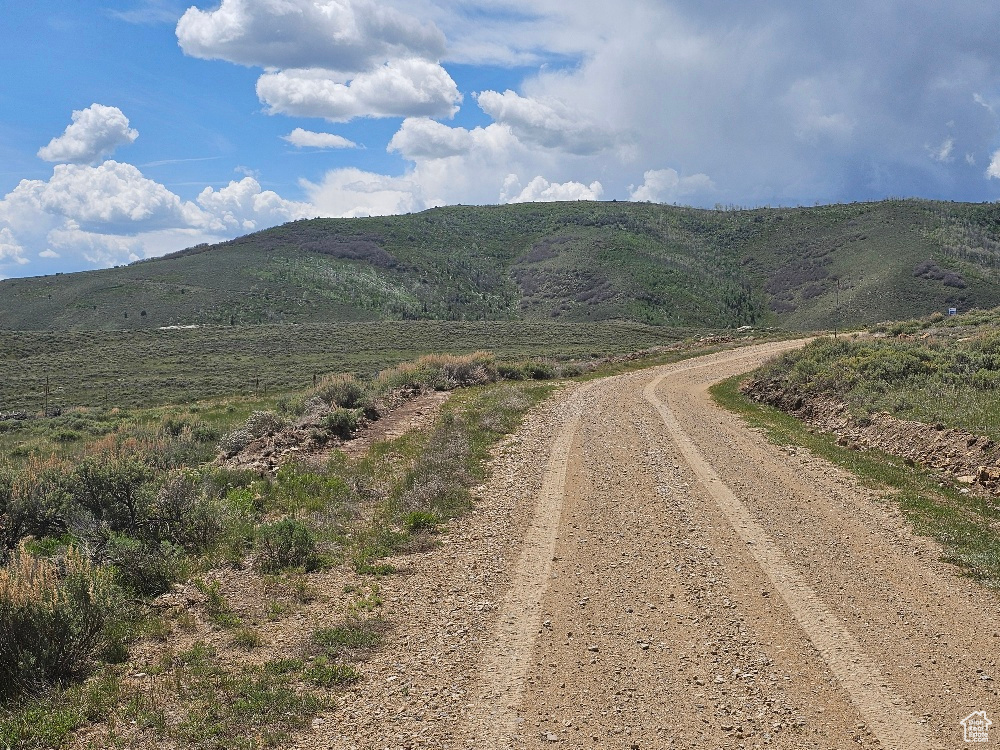 View of mountain background