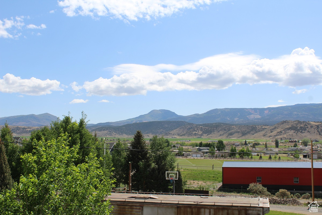 View of mountain backdrop