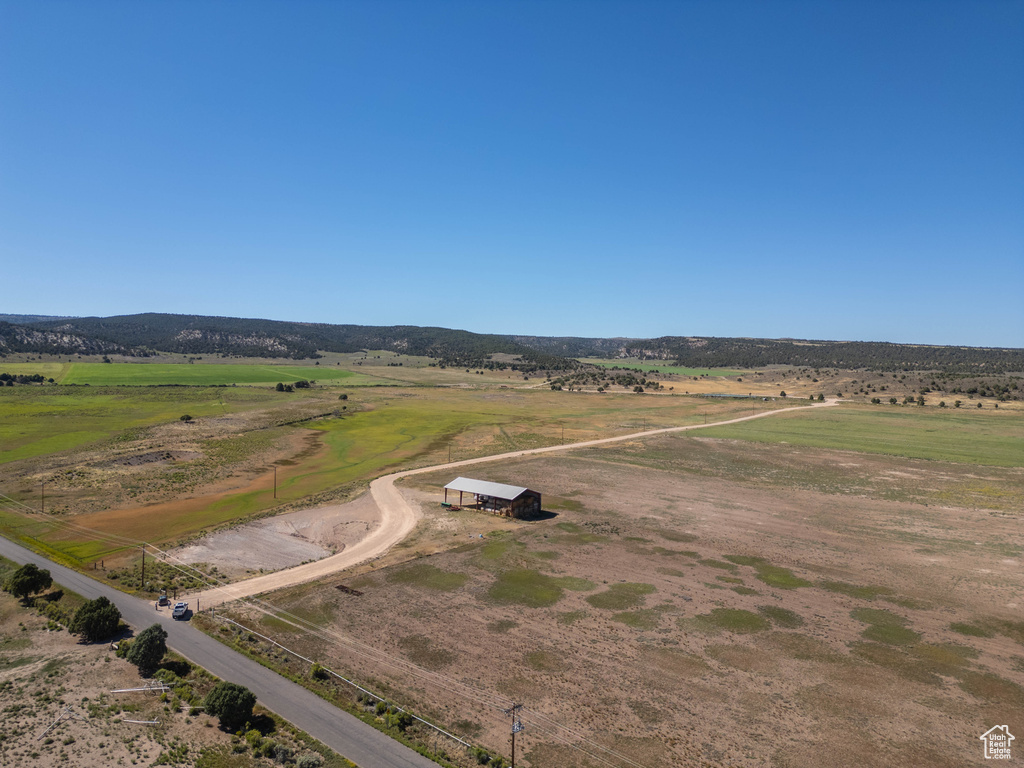Bird's eye view with a rural view