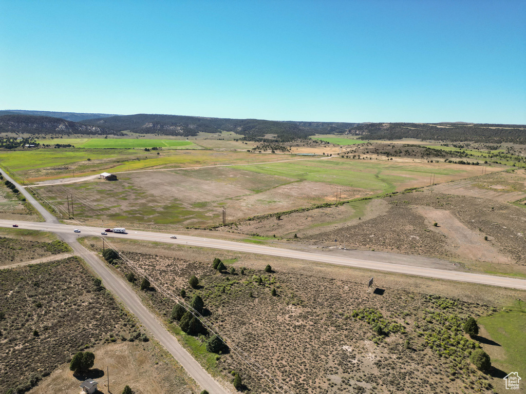 Drone / aerial view featuring a rural view