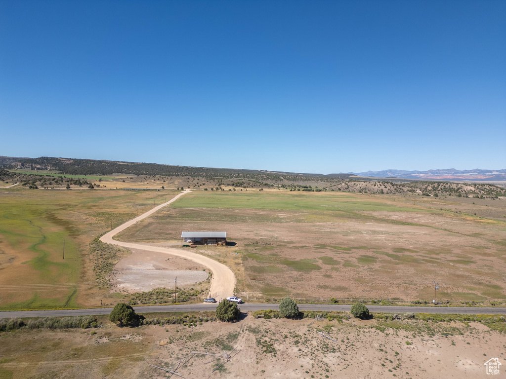Bird's eye view featuring a rural view