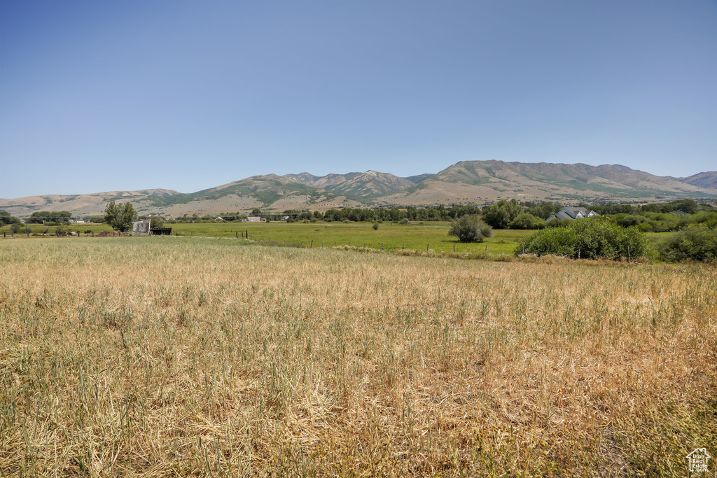 View of mountain feature featuring a rural view