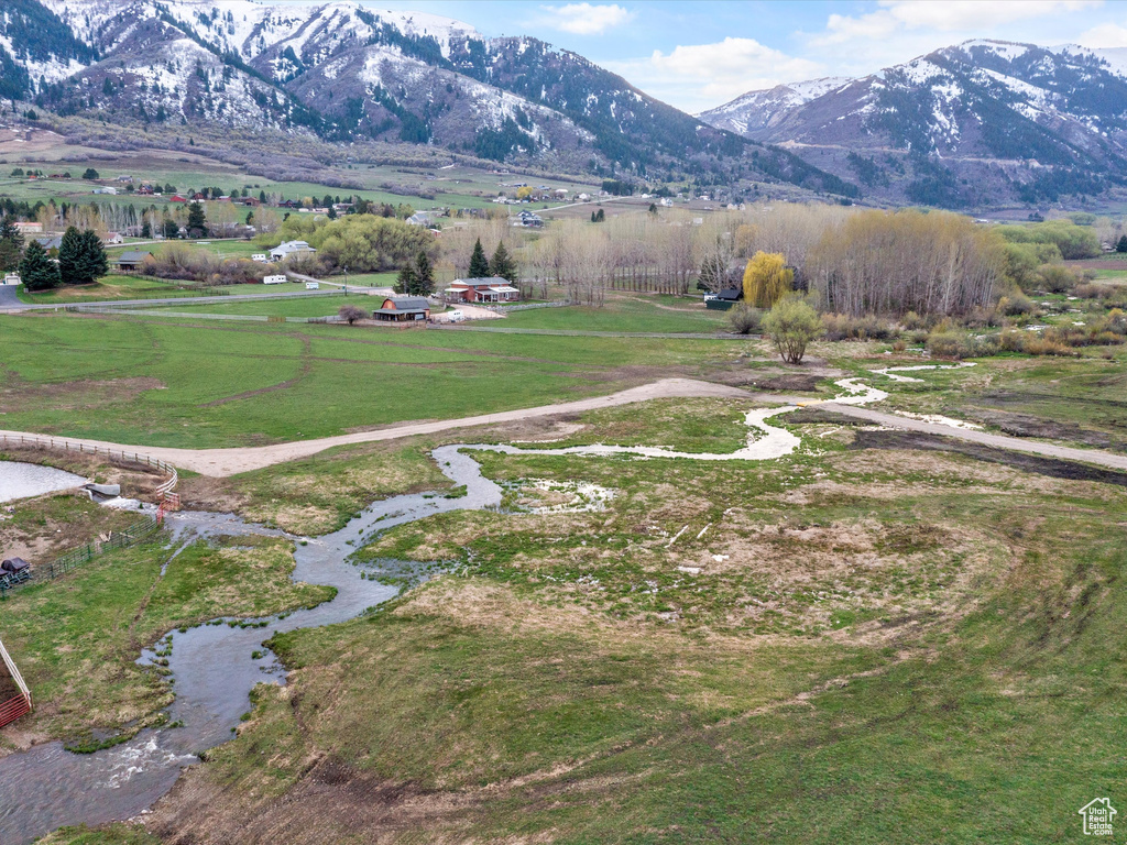 Property view of mountains featuring a rural view