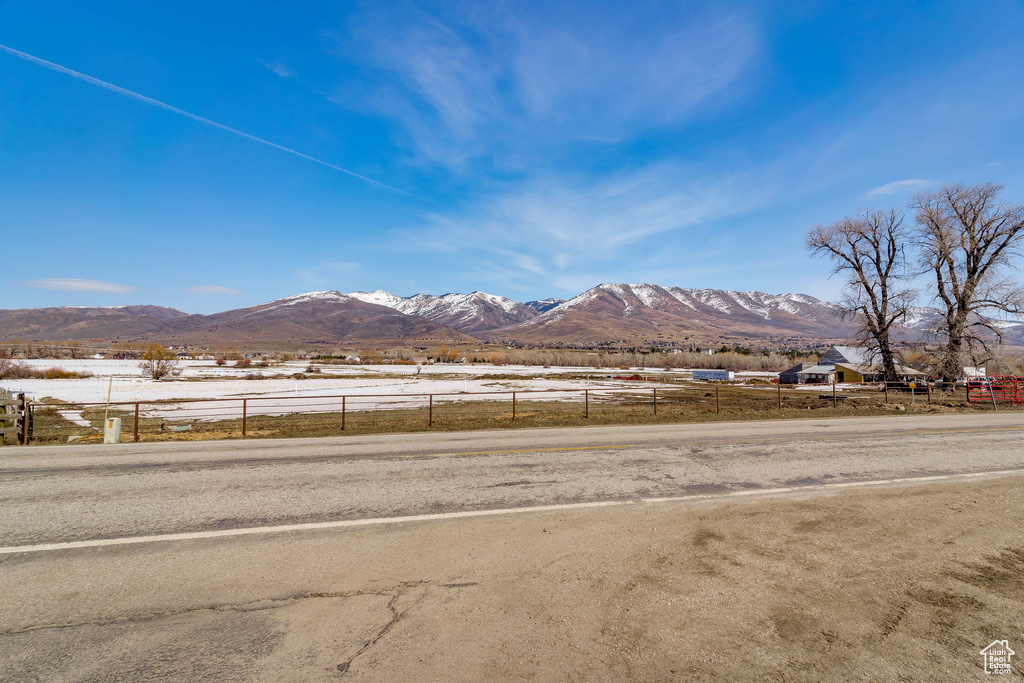 Mountain view with a rural view