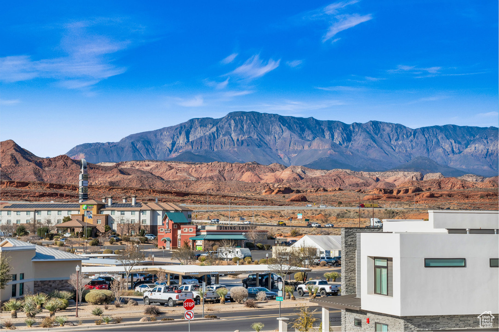 View of mountain background