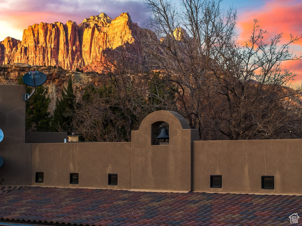 View of mountain backdrop