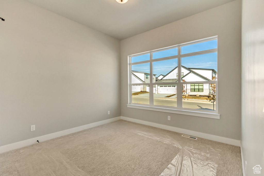 View of spare room
