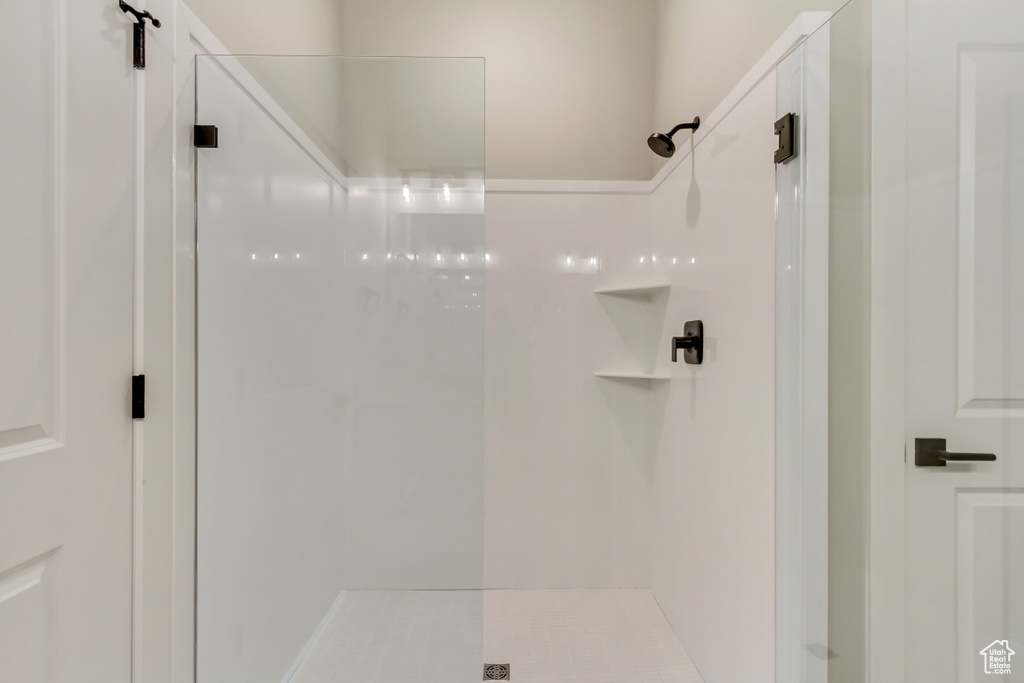 Bathroom with a shower