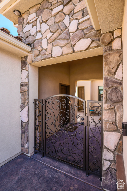 View of gate
