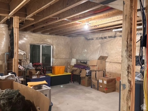 View of basement