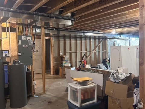View of basement