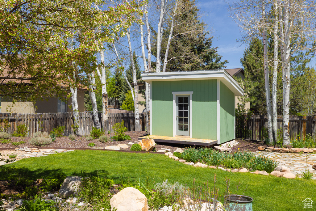View of shed