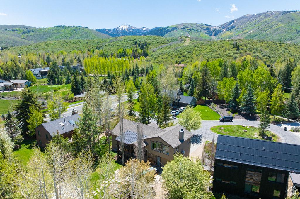 Drone / aerial view of mountains