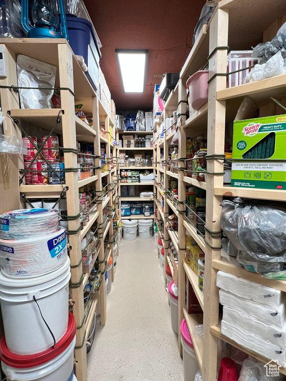View of storage area
