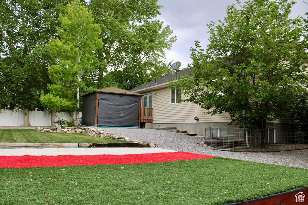 View of yard