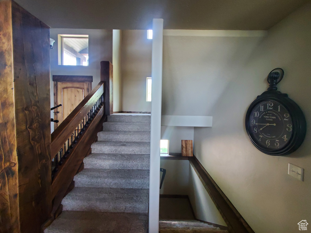 View of stairway