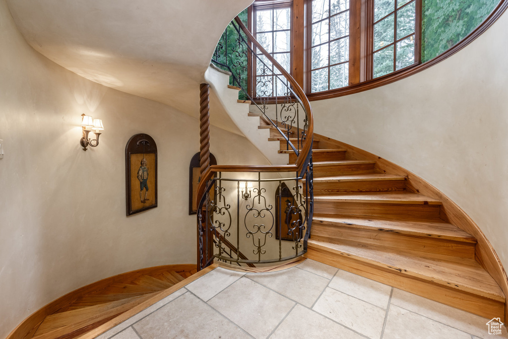 View of staircase