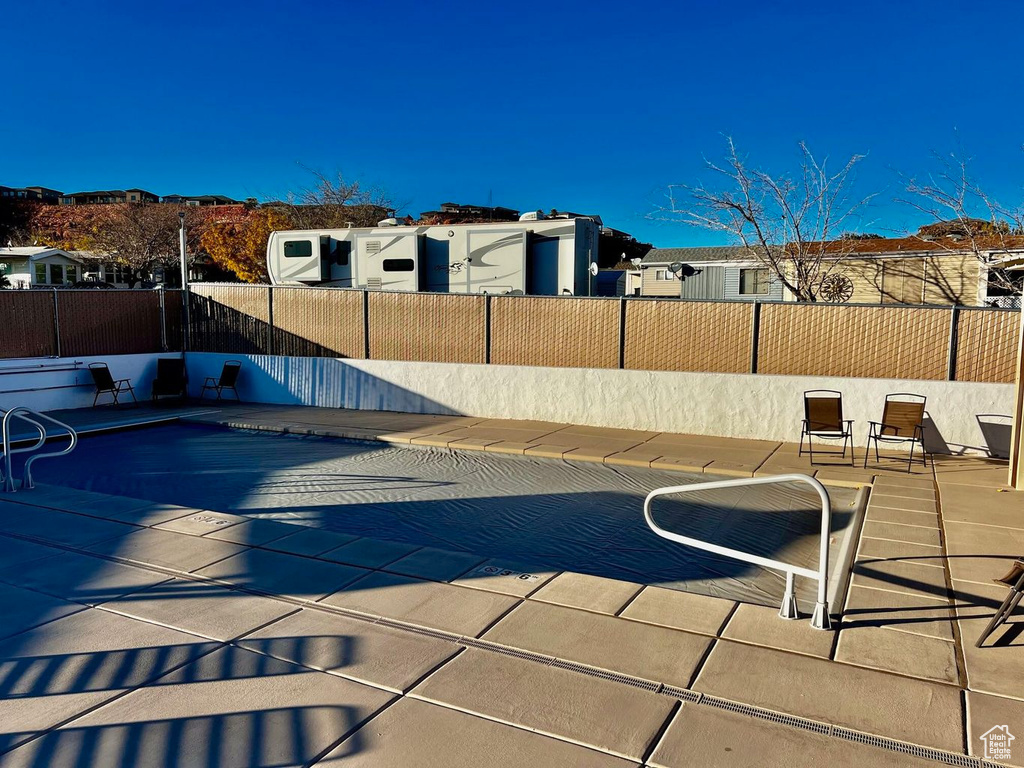 View of pool