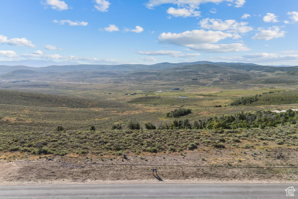 View of mountain backdrop