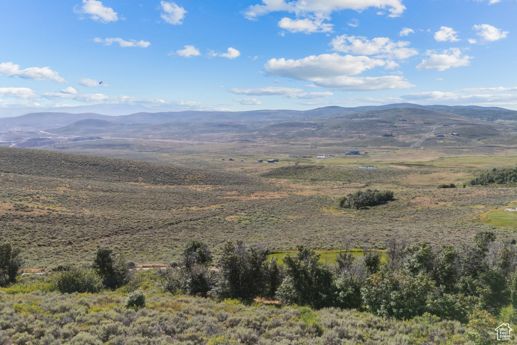 View of mountain background