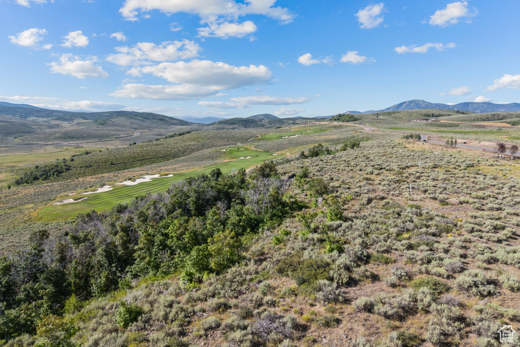 View of mountain backdrop