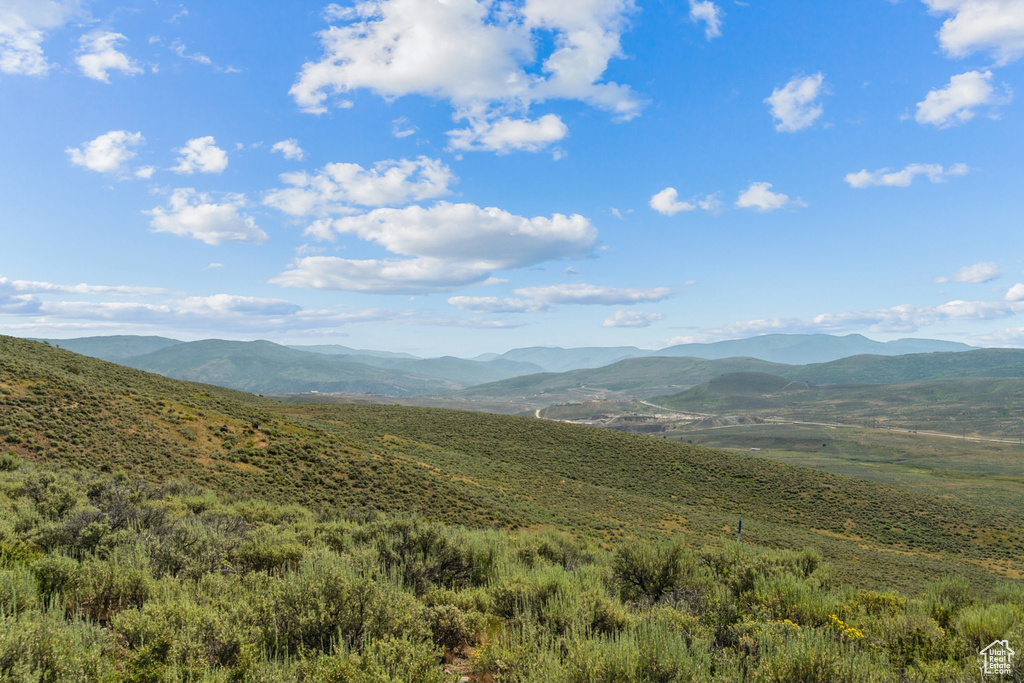 View of mountain backdrop