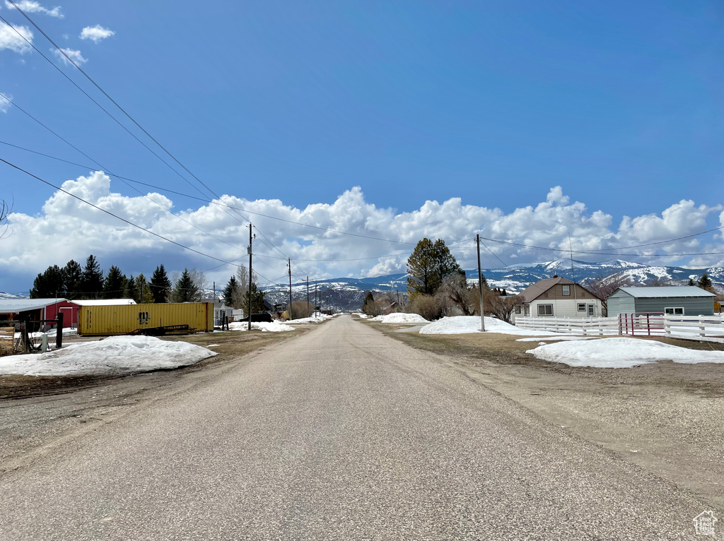 View of asphalt road