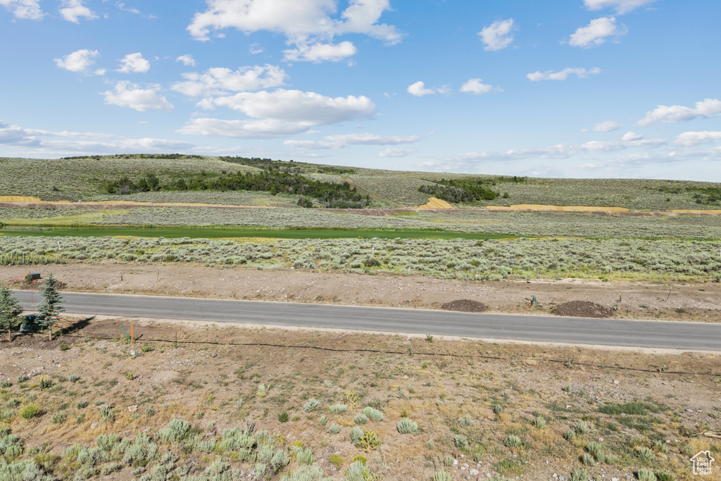 View of yard featuring a view of rural / pastoral area