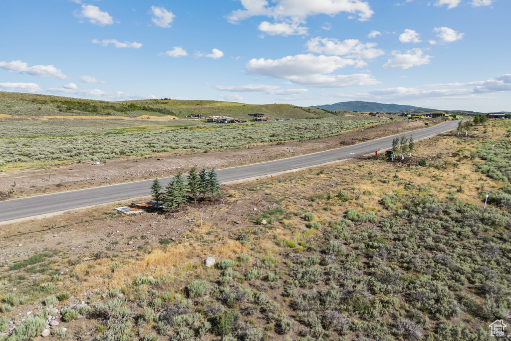 Mountain view featuring rural landscape