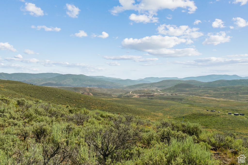 View of mountain background