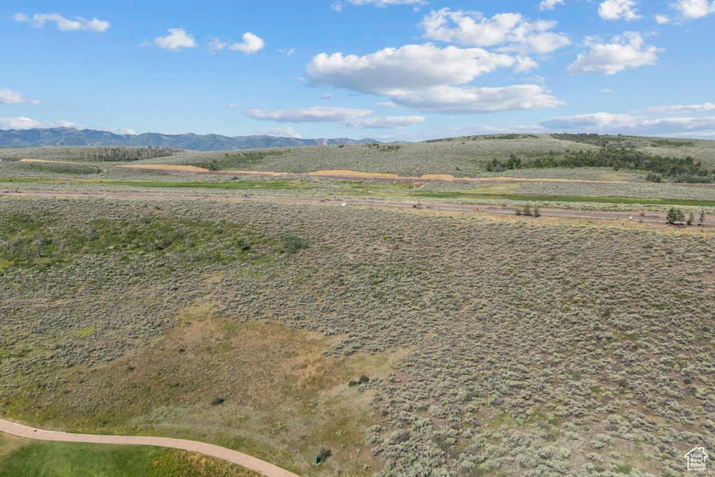 View of rural area featuring a mountain backdrop
