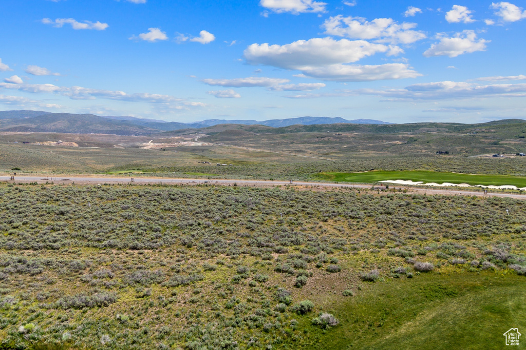 View of mountain background