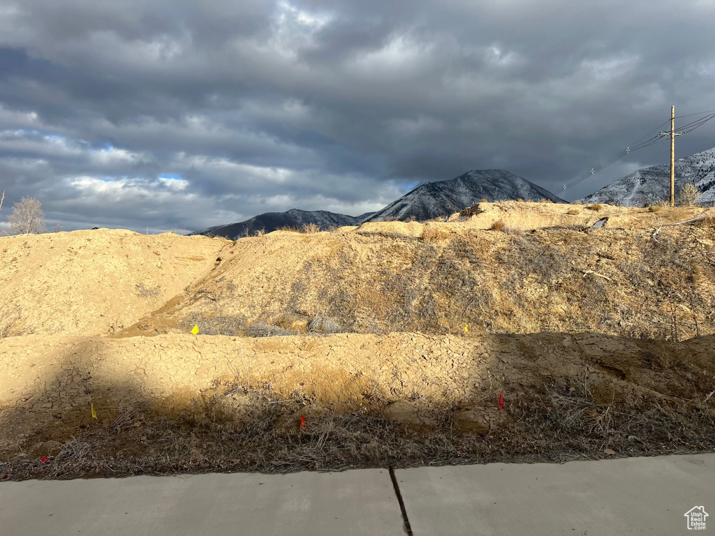 View of mountain background