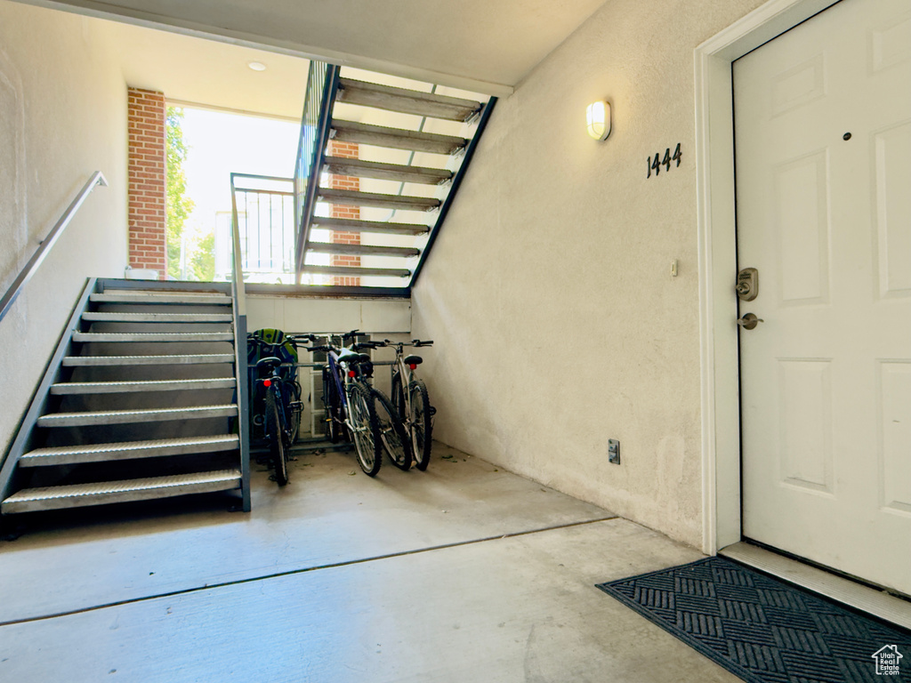 View of exterior entry
