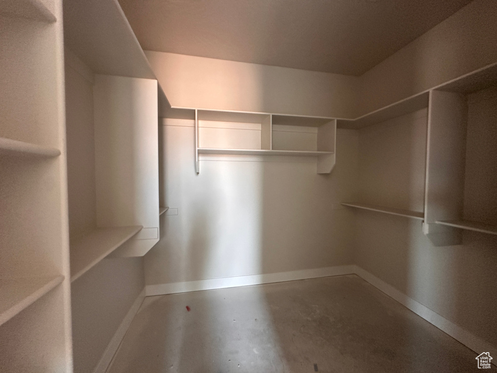 View of spacious closet