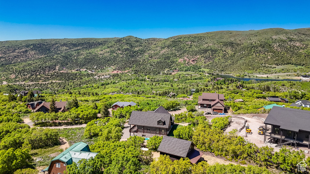 Aerial view of mountains