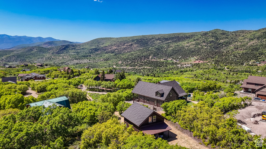 Drone / aerial view of mountains