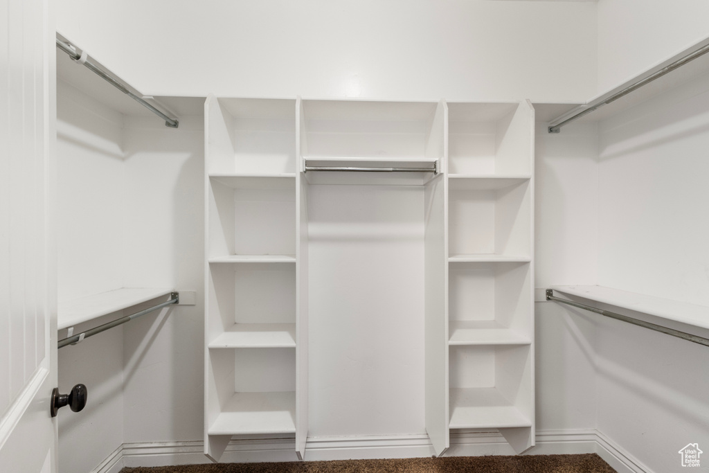 View of spacious closet