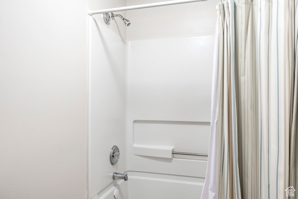 Bathroom featuring shower / tub combo