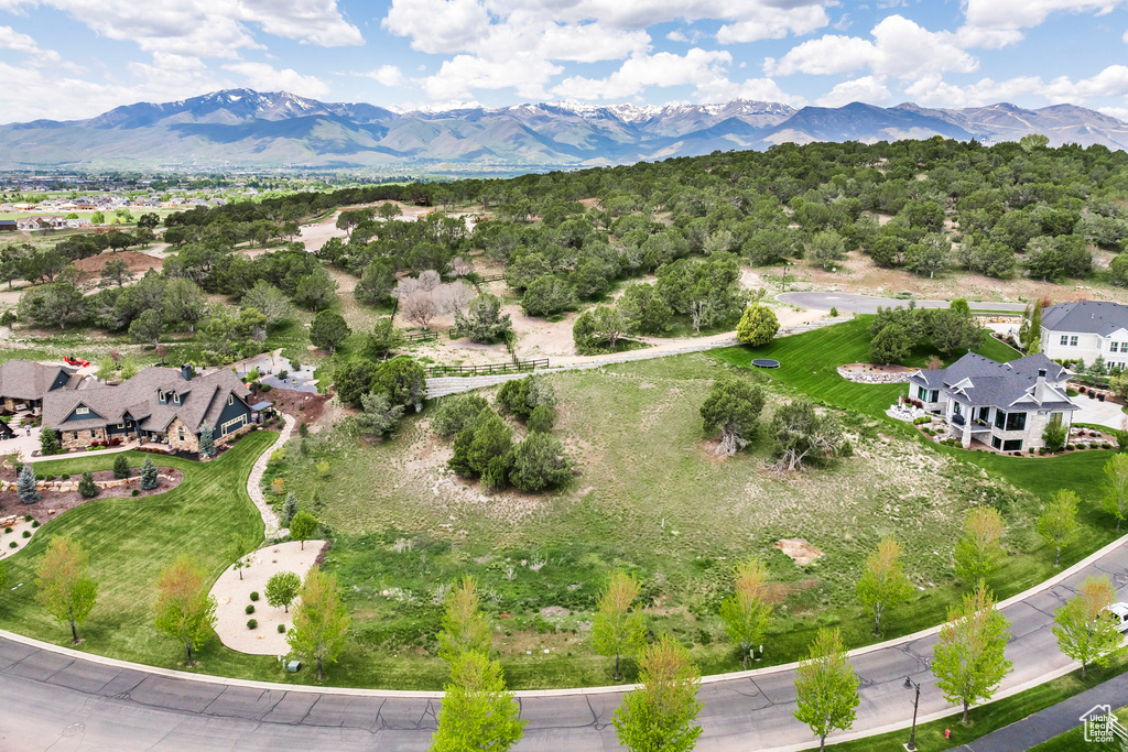 Drone / aerial view of mountains