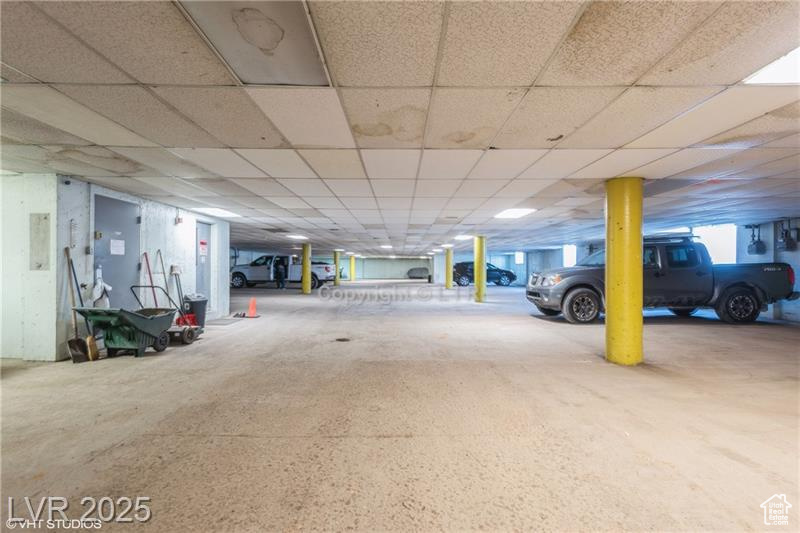 View of parking garage
