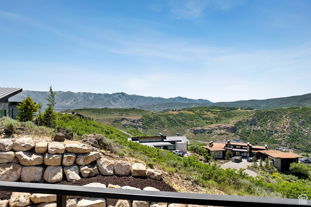 View of mountain backdrop