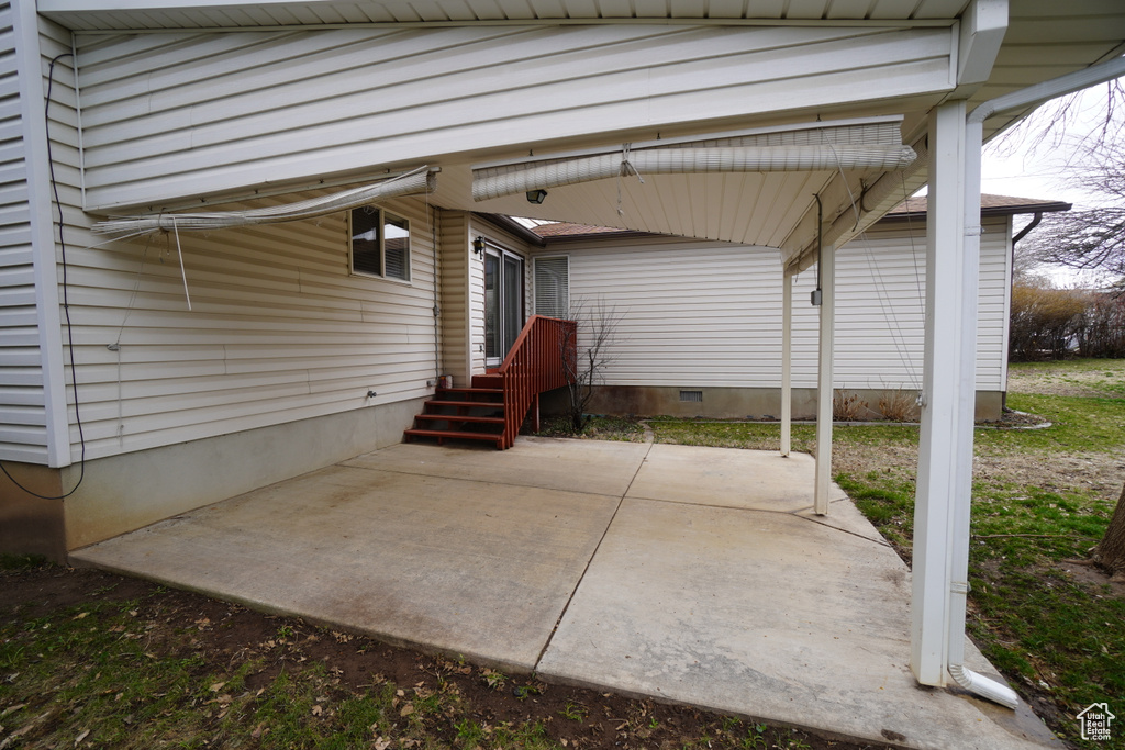 View of patio