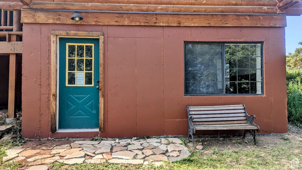 Doorway to property