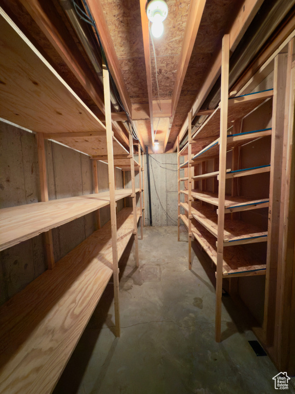 View of storage room