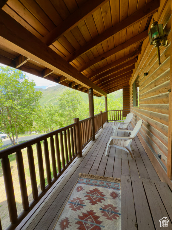 View of deck